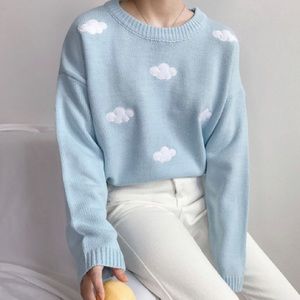 Korean knit cloud sweater